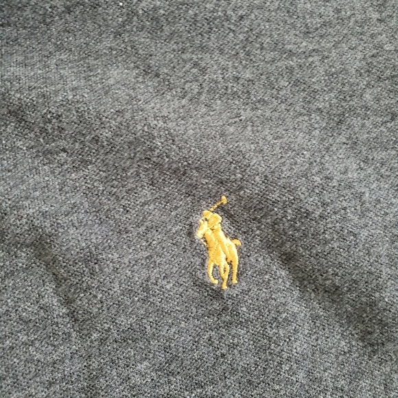 Polo Ralph Lauren| Logo Polo Short Sleeve Custom Fit Gray Size Large - Picture 3 of 6